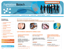 Tablet Screenshot of formations-biotech.ordipat.fr